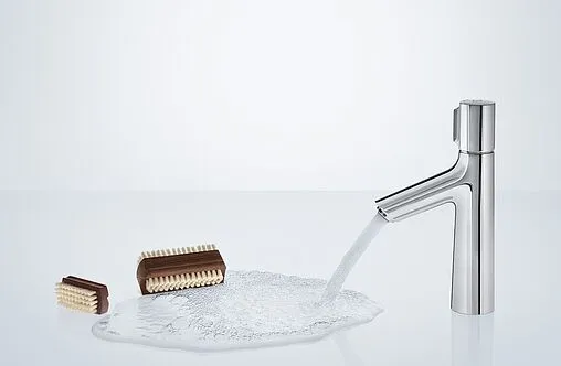 Смеситель для раковины с гигиеническим душем Hansgrohe Talis Select S 100 хром 72291000 Смеситель для раковины с гигиеническим душем Hansgrohe Talis Select S 100 хром 72291000