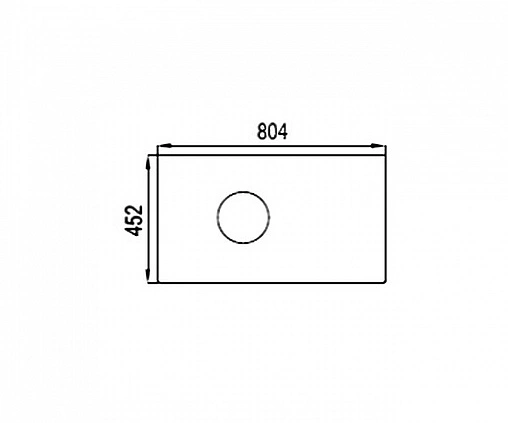 Столешница Aquaton Брук 80 (60+20) белый глянцевый 1A204205BC010