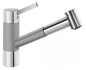 Смеситель для кухни с выдвижным изливом Blanco Tivo-s алюметаллик 517611 Смеситель для кухни с выдвижным изливом Blanco Tivo-s алюметаллик 517611, 1