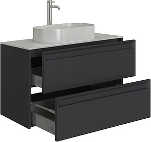 Тумба-умывальник подвесной Allen Brau Fantasy 2.0 80 антрацит 1.11001.AM 2.0+, 1