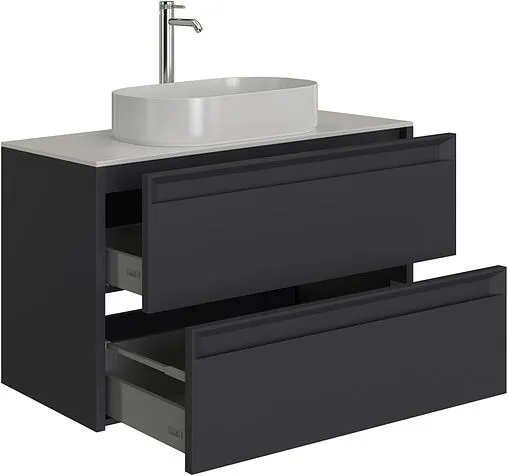 Тумба-умывальник подвесная Allen Brau Fantasy 2.0 80 антрацит 1.11001.AM 2.0+