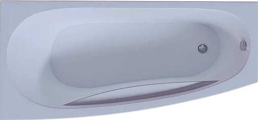 Ванна акриловая Aquatek Пандора 160х75 L с фронтальной и боковой (правая) панелями, с каркасом (вклеенный) PAN160-0000040