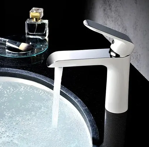 Смеситель для раковины IDDIS Calipso белый/хром CALSB00i01