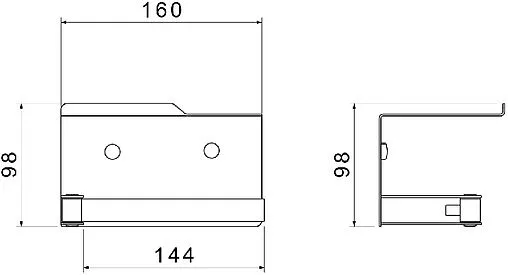 Держатель туалетной бумаги Aquatek Либра хром AQ4929CR