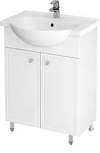 Тумба-умывальник напольная Cersanit Sido 60 белый F-SU-SIDO-NATI60+S-UM-NAT60/1-w Тумба-умывальник напольная Cersanit Sido 60 белый F-SU-SIDO-NATI60+S-UM-NAT60/1-w, 1