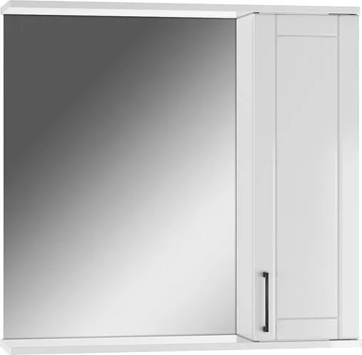 Шкаф-зеркало Домино Charlie 80 R белый DCh2520HZ