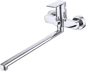 Смеситель для ванны с длинным изливом SMARTsant Соул хром SM333502AA, 1