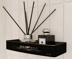 Полка IDDIS Optima Home чёрный матовый SHE10SBi44 Полка IDDIS Optima Home чёрный матовый SHE10SBi44, 3