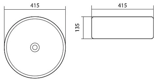 Раковина Aquatek Европа 40 белый AQ5558-00