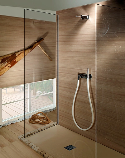 Лейка верхнего душа Bossini Bocca Cascata XL хром E88500.030