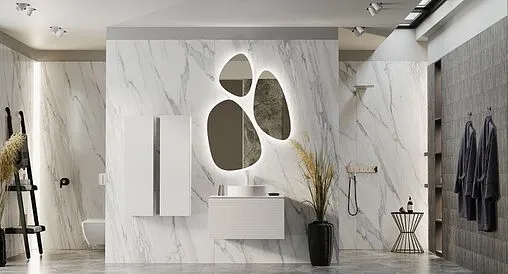 Тумба под умывальник подвесная Jorno Stone 80 белый Stn.01.80/P/W/JR Тумба под умывальник подвесная Jorno Stone 80 белый Stn.01.80/P/W/JR