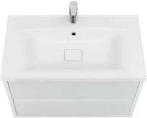 Тумба-умывальник подвесная Aquaton Римини 80 белый 1A226701RN010+ Тумба-умывальник подвесная Aquaton Римини 80 белый 1A226701RN010+, 4