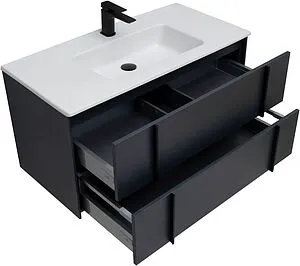 Тумба под умывальник подвесная Allen Brau Reality 100 антрацит 1.32007.AM Тумба под умывальник подвесная Allen Brau Reality 100 антрацит 1.32007.AM, 5