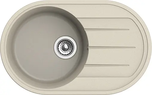 Мойка кухонная Ewigstein Elegant E-R50F тёмно-бежевый