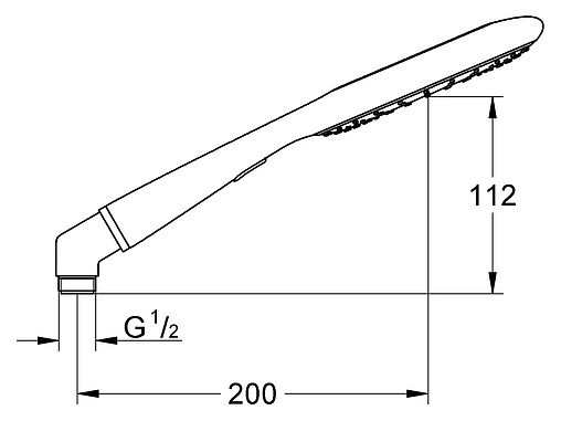 Лейка ручного душа Grohe Rainshower Icon хром/оранжевый 27444000 Лейка ручного душа Grohe Rainshower Icon хром/оранжевый 27444000
