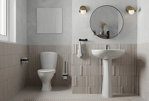 Унитаз-компакт Santeri Версия комфорт белый 1.P403.3.S00.00B.F