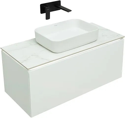 Тумба-умывальник подвесная Allen Brau Infinity 100 белый 1.21004.WM+