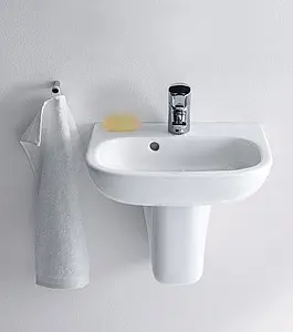 Раковина Duravit D-code 45 белый 07054500002 Раковина Duravit D-code 45 белый 07054500002, 3
