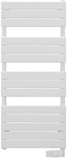 Полотенцесушитель электрический лесенка Atlantic Adelis 1374x556 W 750W белый матовый 002239