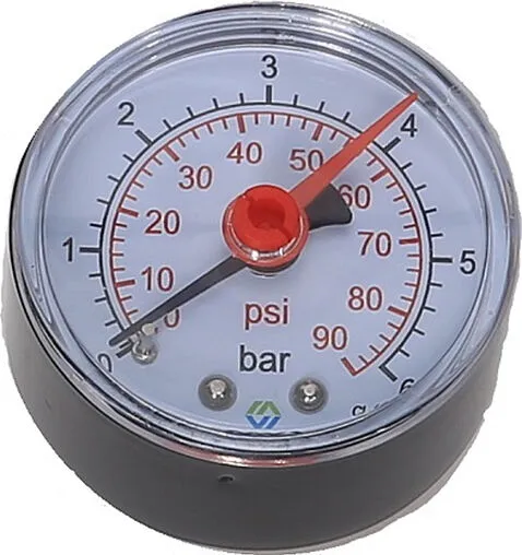 Манометр аксиальный MVI 50мм 6 бар ¼&quot; AM.5006.03