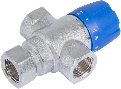 Трехходовой термостатический смесительный клапан ¾&quot; +30...+60°С TIM TMV811-03