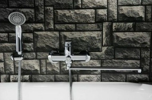 Смеситель для ванны с длинным изливом SMARTsant Прайм хром SM113502AA