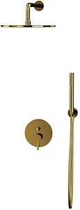 Душевая система со смесителем для душа WHITECROSS Y gold золото YSET04GL Душевая система со смесителем для душа WHITECROSS Y gold золото YSET04GL, 3