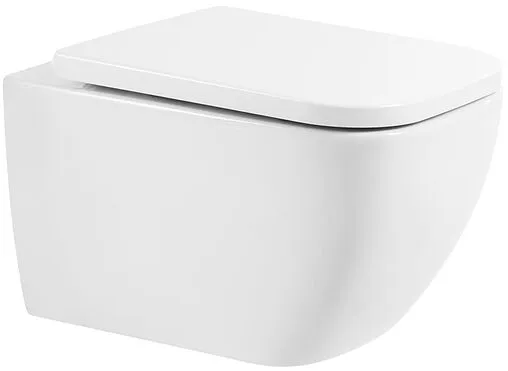 Унитаз подвесной безободковый BelBagno Alpina белый BB10100CHR/SC