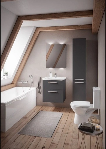 Унитаз-компакт с функцией биде Norm Eisberg белый 9844B099-7204