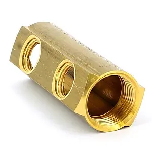 Коллектор распределительный проходной 2 отвода 1&quot;в/в x ½&quot;в Tiemme 1970011, 4