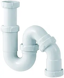 Сифон трубный для раковины JIMTEN JUNTAFIX S-67 белый 006076 Сифон трубный для раковины JIMTEN JUNTAFIX S-67 белый 006076, 1