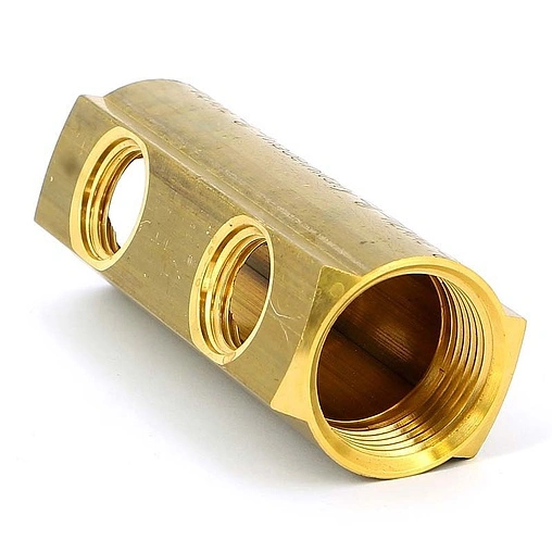 Коллектор распределительный проходной 2 отвода 1&quot;в/в x ½&quot;в Tiemme 1970011