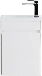 Тумба-умывальник подвесная BelBagno PIETRA MINI 40 L Bianco Lucido PIETRA MINI-400-1A-SO-BL-L+BB-400-PM-LVB Тумба-умывальник подвесная BelBagno PIETRA MINI 40 L Bianco Lucido PIETRA MINI-400-1A-SO-BL-L+BB-400-PM-LVB, 1
