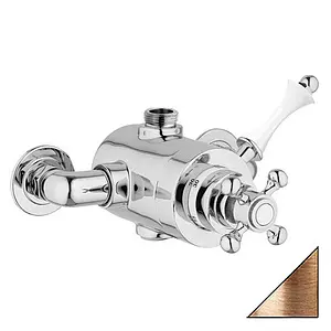 Термостат для душа Cezares Margot бронза/белый MARGOT-D-T-02-Bi, 1