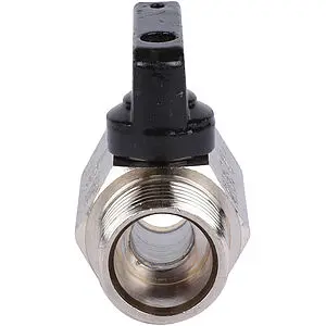 Кран шаровый мини ½"в x ½"н Bugatti Kansas 08050021 Кран шаровый мини ½"в x ½"н Bugatti Kansas 08050021, 3