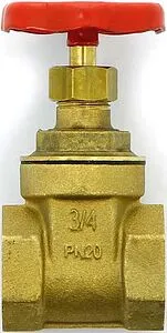 Задвижка клиновая ¾"в x ¾"в Uni-Fitt 142G3000 Задвижка клиновая ¾"в x ¾"в Uni-Fitt 142G3000, 1