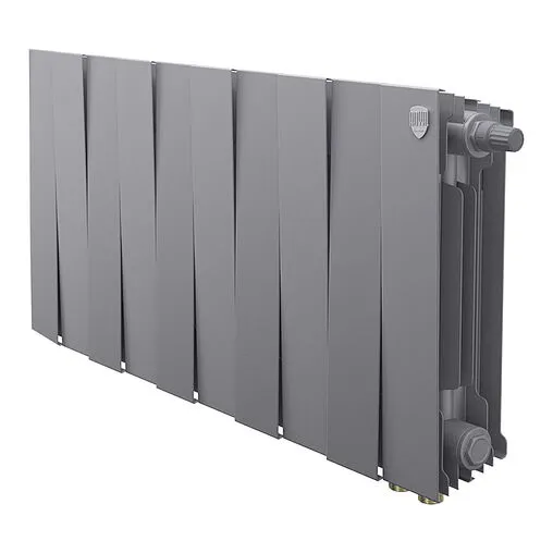 Радиатор биметаллический 10 секций нижнее правое подключение Royal Thermo PianoForte 300 VR80 Silver Satin RTPSVR803030010 Радиатор биметаллический 10 секций нижнее правое подключение Royal Thermo PianoForte 300 VR80 Silver Satin RTPSVR803030010