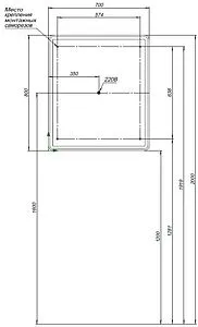 Шкаф-зеркало Aquanet Оптима 70 белый 00311861, 3