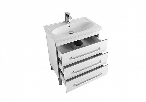 Тумба под умывальник напольная Aquanet Сиена 70 белый 00189225