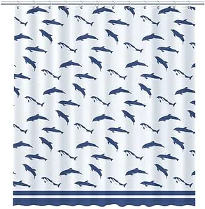 Шторка для ванны Fixsen Dolphins FX-1502, 1