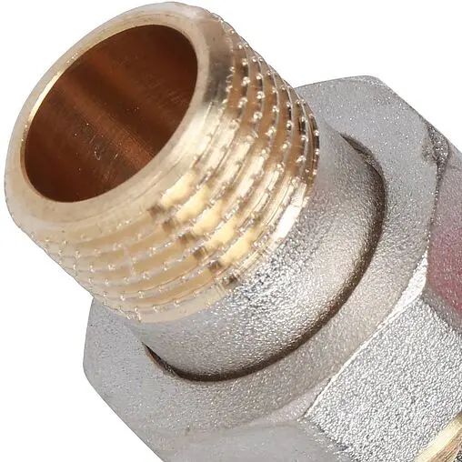 Кран шаровый с американкой угловой ½"в x ½"н Rommer RBV-0006-0610215