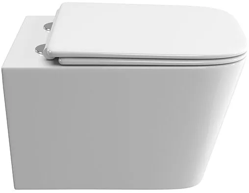 Унитаз подвесной безободковый BelBagno Due Tornado белый BB5171CH-TOR/SC