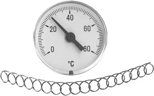 Термометр биметаллический накладной Itap 80°С 492N