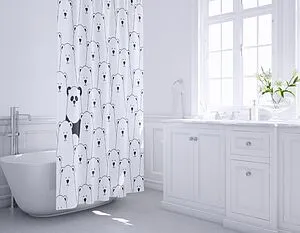 Шторка для ванны Fixsen Panda FX-2501, 2