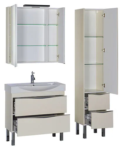 Шкаф-зеркало Aquanet Франка 85 183046