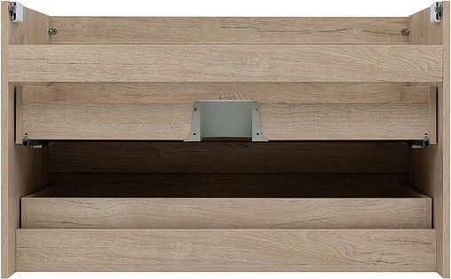 Тумба под умывальник подвесная Aquanet Нота New 100 дуб светлый 00334200