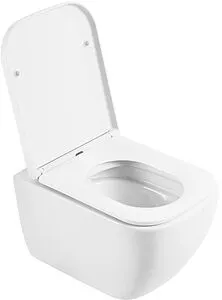 Унитаз подвесной безободковый BelBagno Alpina белый BB10100CHR Унитаз подвесной безободковый BelBagno Alpina белый BB10100CHR, 3