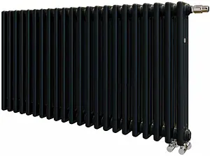 Радиатор стальной трубчатый Zehnder Charleston Completto 3057/22 V001½&quot; Ral 9217 Traffic Black (matt), 1