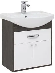 Тумба-умывальник Aquanet Грейс 60 белый/дуб кантербери 00198374+00182641 Тумба-умывальник Aquanet Грейс 60 белый/дуб кантербери 00198374+00182641, 1