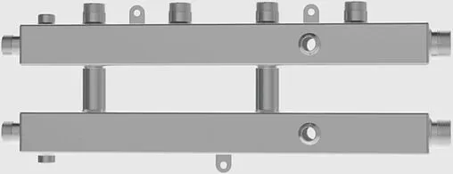 Коллектор распределительный 3 контура 1¼&quot;н x 1&quot;н Север-КМ2+1(Aisi) 1915034